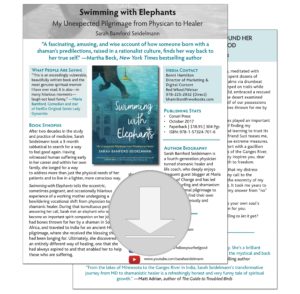 Download 'Swimming with Elephants' Press Sheet PDF